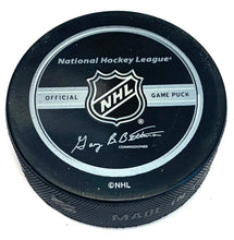 Load image into Gallery viewer, Montreal Canadiens Official Game Puck 100th Season Anniversary NHL Hockey Mint Condition
