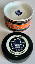 Load image into Gallery viewer, Toronto Maple Leafs Official Game Puck NHL Hockey Mint Condition
