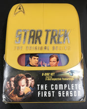 Load image into Gallery viewer, Star Trek The Original Series Season One DVDs Plastic Yellow Case

