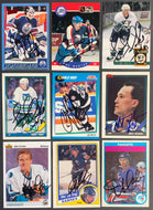 (90 Autographed NHL Hockey Card Lot