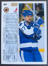 Load image into Gallery viewer, Wendel Clark Autographed Card Upper Deck Toronto Maple Leafs Hockey Card
