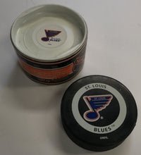 Load image into Gallery viewer, NHL Official game puck St Louis Blues
