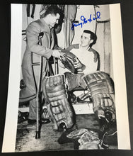 Load image into Gallery viewer, Montreal Canadiens Gerry Mcneil Autographed photo with Jacques Plante
