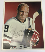 Load image into Gallery viewer, 1960s Promo Photo Bobby Hull Score card on the back
