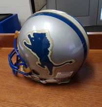 Load image into Gallery viewer, Autographed Barry Sanders Detroit Lions Full Size Pro Helmet With COA
