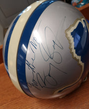 Load image into Gallery viewer, Autographed Barry Sanders Detroit Lions Full Size Pro Helmet With COA
