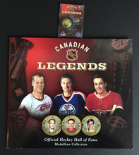 Load image into Gallery viewer, 2004 Toronto Sun Hockey Legends Album with Wayne Gretzky Coin
