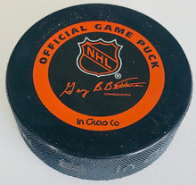 Load image into Gallery viewer, New York Rangers Original NHL Hockey Official Game Puck In Glas Co NOS!
