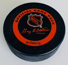 Load image into Gallery viewer, Columbus Blue Jackets Original NHL Hockey Official Game Puck In Glas Co NOS!
