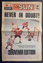 Load image into Gallery viewer, Toronto Sun Team Canada Hockey 1972 Souvenir Edition Newspaper Issued After Canada Defeats Russia In Game 8
