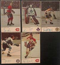 Load image into Gallery viewer, 1971-72 Toronto Sun NHL Action Players Photo Lot x5 Different Players Garnet Edward bailey, Claude David Larose, Henri Richard, Bernard Marcel Parent and Joe Noris
