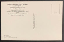 Load image into Gallery viewer, Fergie Jenkins Autographed MLB Hall Of Fame Yellow Plaque Post Card
