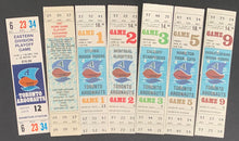 Load image into Gallery viewer, 7 Mint Condition Unused Toronto Argonauts Exhibition Stadium CFL Football Tickets

