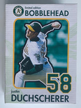 Load image into Gallery viewer, Justin Duchscherer Oakland Athletics A's Bobblehead NIB 2009 SGA
