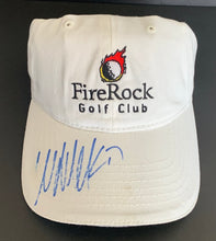 Load image into Gallery viewer, Wendel Clark NHL Hockey Player Autographed Fire Rock Golf Club Baseball Hat
