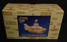 Load image into Gallery viewer, The Beatles Yellow Submarine By Vandor Salt &amp; Pepper Shakers In Mint Condition Unused Original In Box
