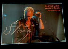 Load image into Gallery viewer, Sting Sacred Love World Tour 2004/05 Poster Promo The Police
