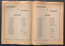 Load image into Gallery viewer, 1972 Canadian College Football Program Varsity Stadium U OF T Hosts Ottawa Gee Gees Excellent Condition
