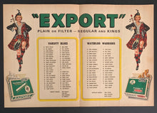Load image into Gallery viewer, 1966 Canadian College Football Program Varsity Stadium U OF T Hosts Waterloo Warriors In Excellent Condition
