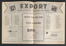 Load image into Gallery viewer, 1968 Canadian College Football Program University Of Ottawa Hosts Queen's Golden Gaels In Excellent Condition

