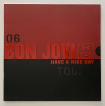 Load image into Gallery viewer, 2006 Bon Jovi " Have A Nice Day" Concert Tour Program In Near Very Good Condition
