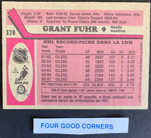 Load image into Gallery viewer, 1987 O-Pee-Chee Grant Fuhr Edmonton Oilers Autographed Hockey Card
