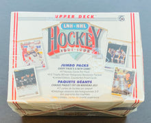 Load image into Gallery viewer, 1991-1992 Upper Deck Hockey French Edition Jumbo Packs Factory Sealed Box
