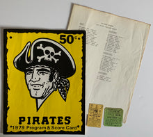 Load image into Gallery viewer, 1979 Pittsburgh Pirates Spring Training Program + 2 Tickets
