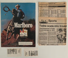 Load image into Gallery viewer, 1986 Twins Official Scorecard + 2 Ticket Stubs
