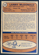 Load image into Gallery viewer, 1974-75 OPC Lanny McDonald Rookie Card #168 O-Pee-Chee Hockey Card
