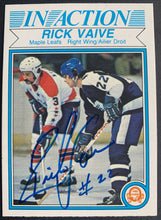 Load image into Gallery viewer, Rick Vaive Signed OPC Hockey Card
