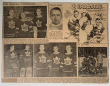 Load image into Gallery viewer, Toronto Maple Leafs Original 1940 News Clippings
