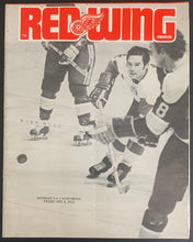 Load image into Gallery viewer, 1972 NHL Program Detroit Red Wings vs California Golden Seals
