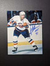 Load image into Gallery viewer, Autographed 8x10 Hockey Photo Denis Potvin #5 New York Islanders
