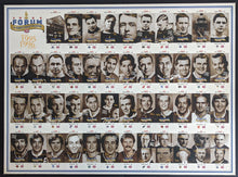 Load image into Gallery viewer, 1995/96 Vintage Montreal Forum Final Year Ticket Poster Board NHL Canadiens Hockey
