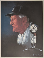 Load image into Gallery viewer, Framed Casey Stengel New York Yankees MLB Artist Robert Stephen Simon Autographed
